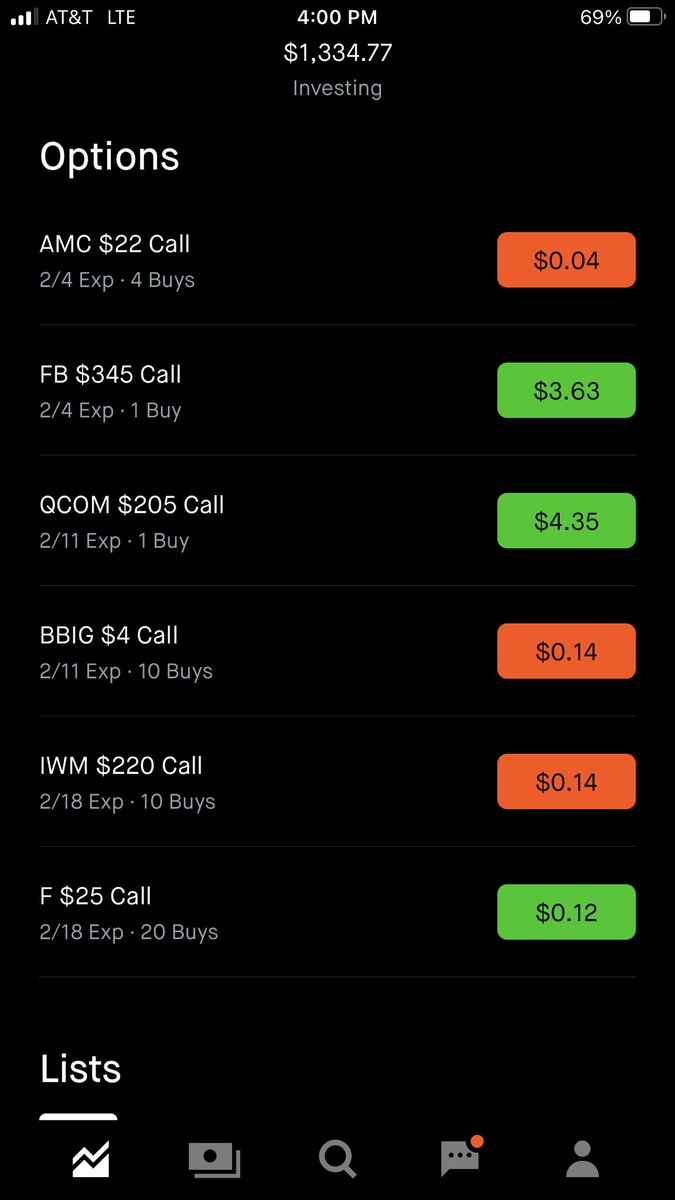 smallactchallen's tweet photo. End of day update. $QCOM ripped. Times bottom on $FB. Expected more from $IWM but being over 40% short not surprised. Let’s hope for a couple big green bull boner candles on earnings tonight. GLTA! https://t.co/r9mtDlrfo1