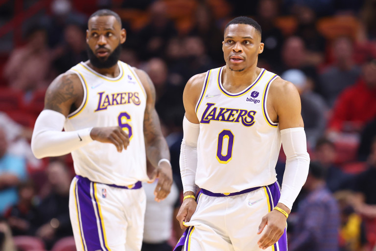 Bleacher Report labels “Two-Way Perimeter Players” as a need for the Lakers at the deadline

“The Lakers' rotation is overrun with aging vets and one-dimensional players,in egregiously outsized roles, who either jeopardize their defensive integrity or shrink the floor on offense”