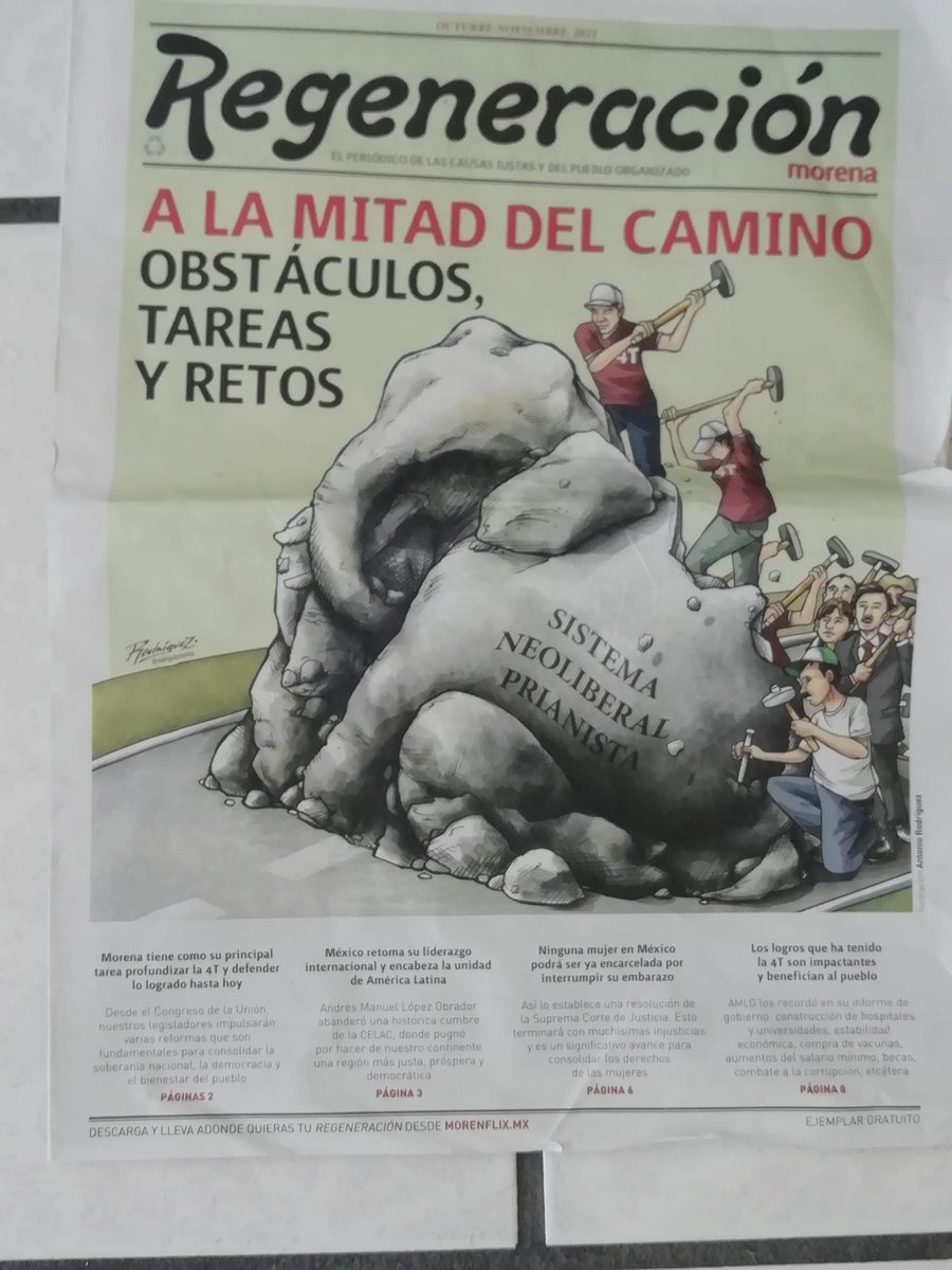 lvillegas0308's tweet photo. La destrucción de la 4ta de 5ta sigue. En la página MORENFLIX. MX vienen las reformas que quieren hacer.
Urge detenerlos.
@AccionNacional @PRDMexico @INAImexico @ASF_Mexico @AIMexico @SCJN @TEPJF_SRCDMX @CJF_Mx @CiroMurayamaINE @lorenzocordovav @INEMexico
@VP @POTUS https://t.co/13URBxYUrS