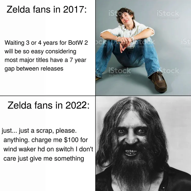 Nintendeal's tweet photo. all you Zelda fans hanging in there? doing ok? https://t.co/dUjK0xPlMZ