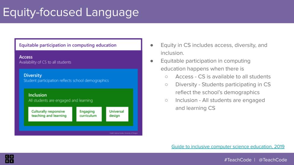 Lauren_P8's tweet image. Still digesting the @codeorg workshop. Even w/ proficient knowledge of their elementary platform, I gained more depth on both the instructional &amp;amp; student side. I&apos;m especially excited for ways to increase #equityinCS &amp;amp; to implement #BugTalks w/ the kids! @TeachCode @pmes #vbits