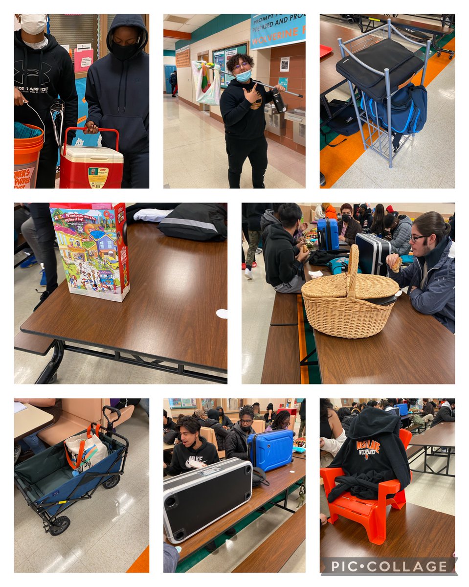 When it's anything but a bookbag day at Westlake . . .
#WolverinePride #creativitylooksdifferent