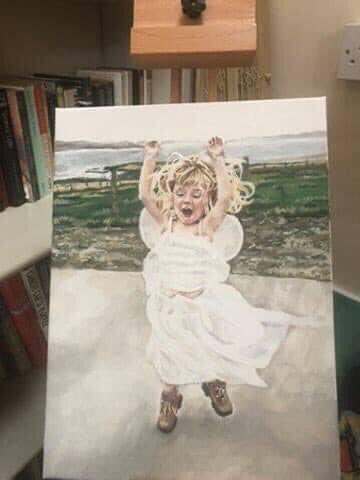ellxeve's tweet photo. I’m painting again!! I’ve been working as a portrait artist for 4+ years now and would love to paint your treasured photographs to make lovely, thoughtful gifts 👩🏻‍🎨 
#commissionsopen #ukartist #portraitartist #commissionme #paintings #oilpainting https://t.co/Sy3UJC411A