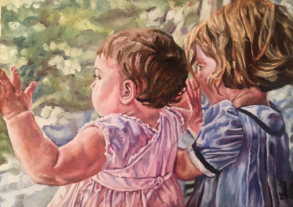 ellxeve's tweet photo. I’m painting again!! I’ve been working as a portrait artist for 4+ years now and would love to paint your treasured photographs to make lovely, thoughtful gifts 👩🏻‍🎨 
#commissionsopen #ukartist #portraitartist #commissionme #paintings #oilpainting https://t.co/Sy3UJC411A