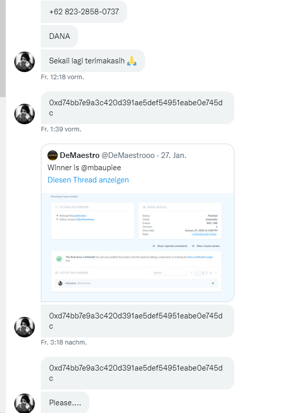 CryptoGeniusx's tweet photo. @NUcontest888 He realy spammed him hahaha you idiot https://t.co/4RPK4Y1D1w