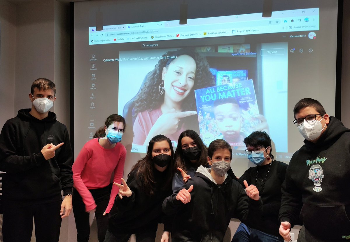 Varnakioti_'s tweet photo. @Varnakioti_ students loved the amazing storytelling of @TamiWritesStuff ,and because everything matters thank you so much Tami Charles for inspiring us🙏
@litworldsays #FlipgridEvents #ScholasticEd https://t.co/iQa6Wmd7qO