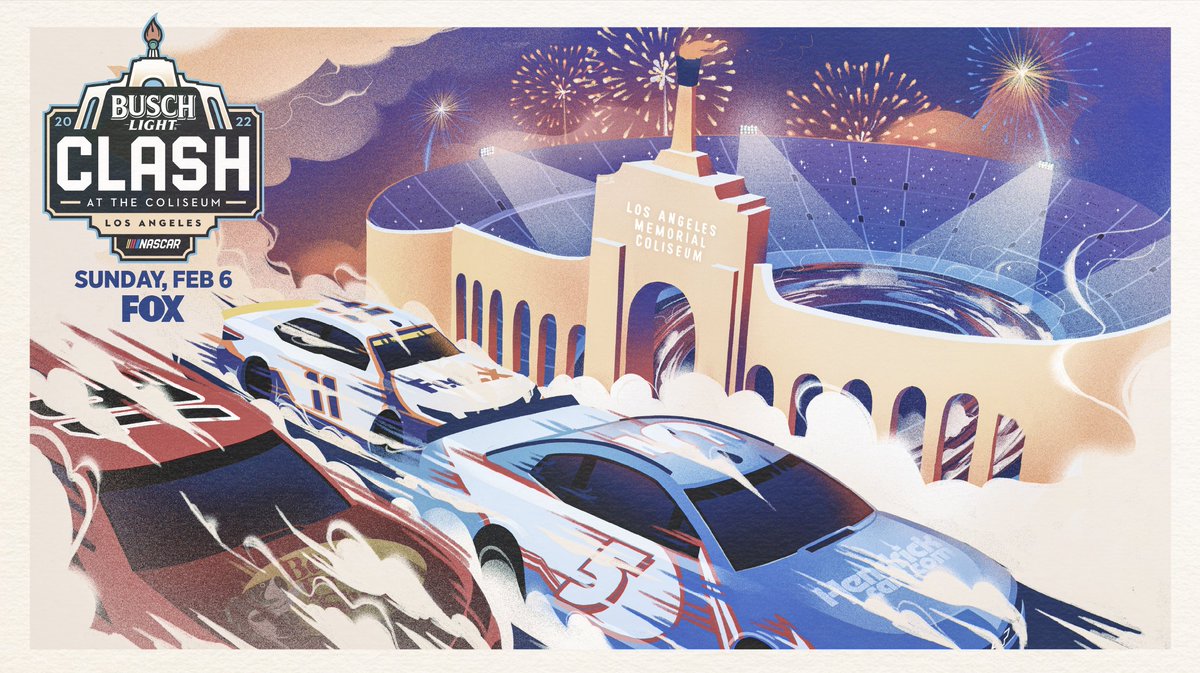 It's never happened before...A NASCAR event in the L.A. Coliseum today at 3p.m. on FOX Richmond!