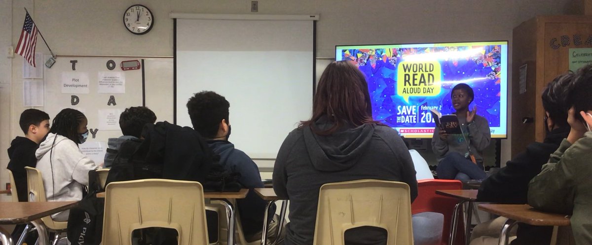 poetjustay's tweet photo. Happy #WorldReadAloudDay!
I read aloud in 7th grade #TravisELAR because it is a great way to model expressive reading!
Today, #BobcatsRead Zero Day by Jan Gangsei.
@TravisMSBobcats where #TravisReadsAloud
@MrsKreads https://t.co/Z2lbnP1vnl