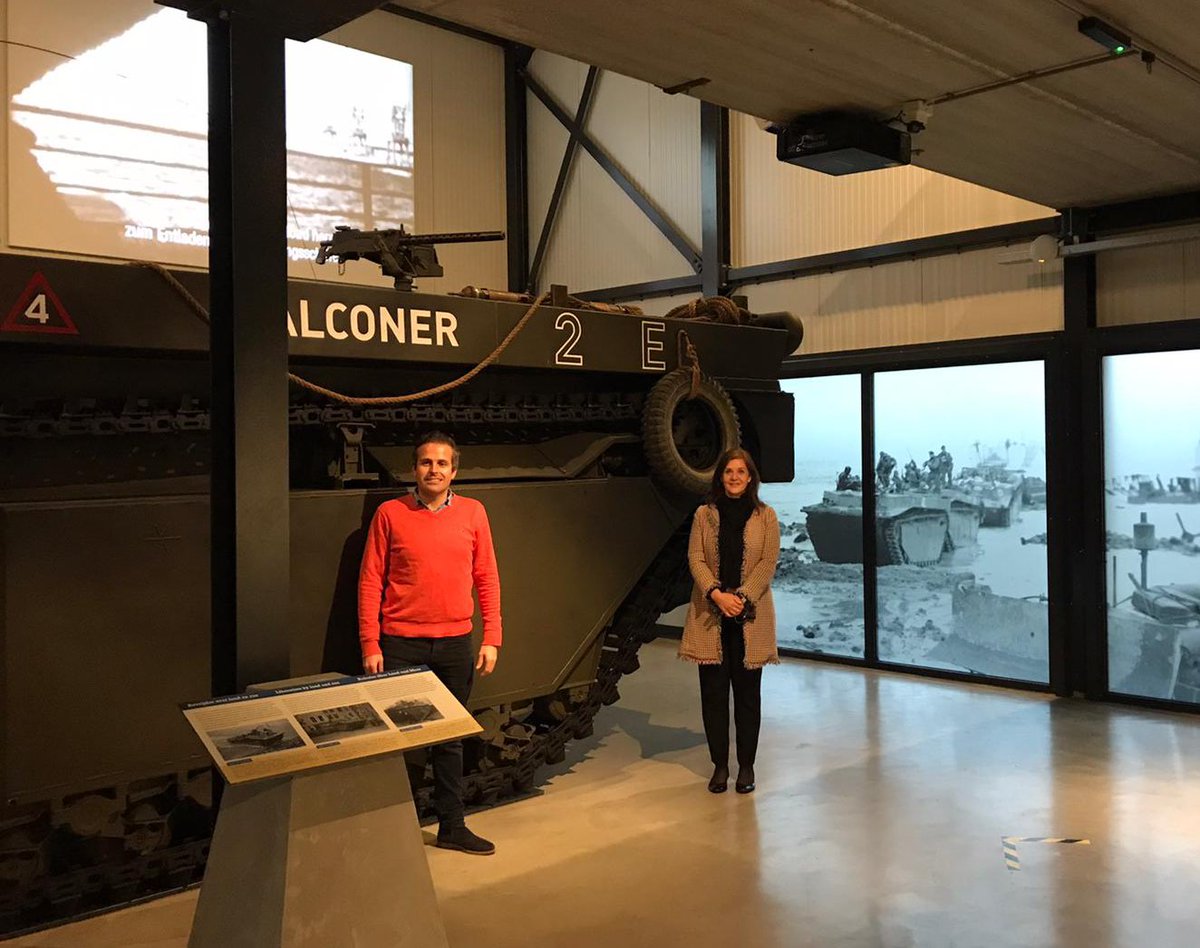 JoannaRoperFCDO's tweet photo. Final visit for today - fascinating &amp; moving visit to the Bevrijdingsmuseum capturing the history &amp; personal experiences of those involved in the Battle of the Scheldt &amp; the ultimate liberation of 🇳🇱 Thank you Stef &amp; Kees Traas for your hospitality &amp; for keeping the stories alive https://t.co/VEG6ydAK4v