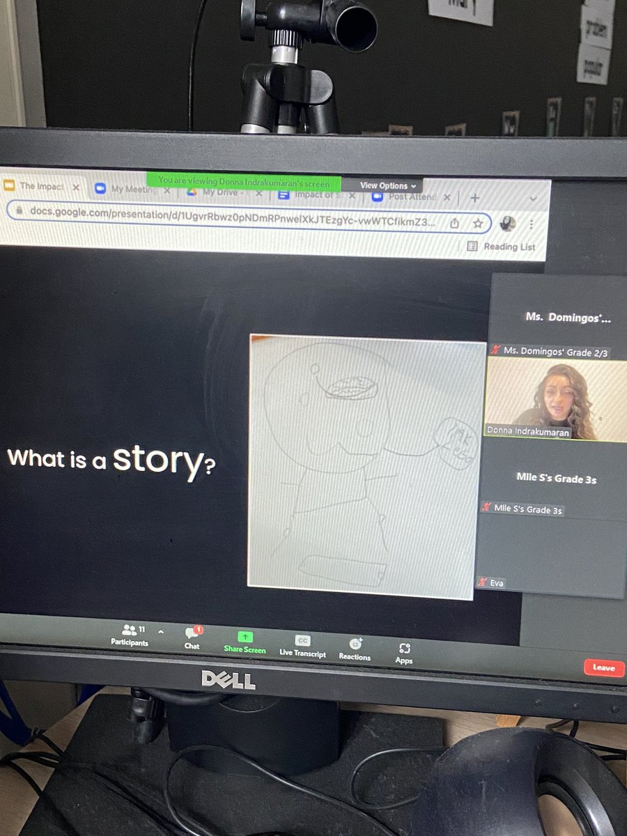 Let me tell you about a session that we attended about stories... We learned that a story does not have to be written down and even if you don’t know how to read yet you could still tell stories! Stories are everywhere. <a href="/fdk_donnaindra/">Donna Indrakumaran</a>, we are excited for part 2&amp;3! 🗣