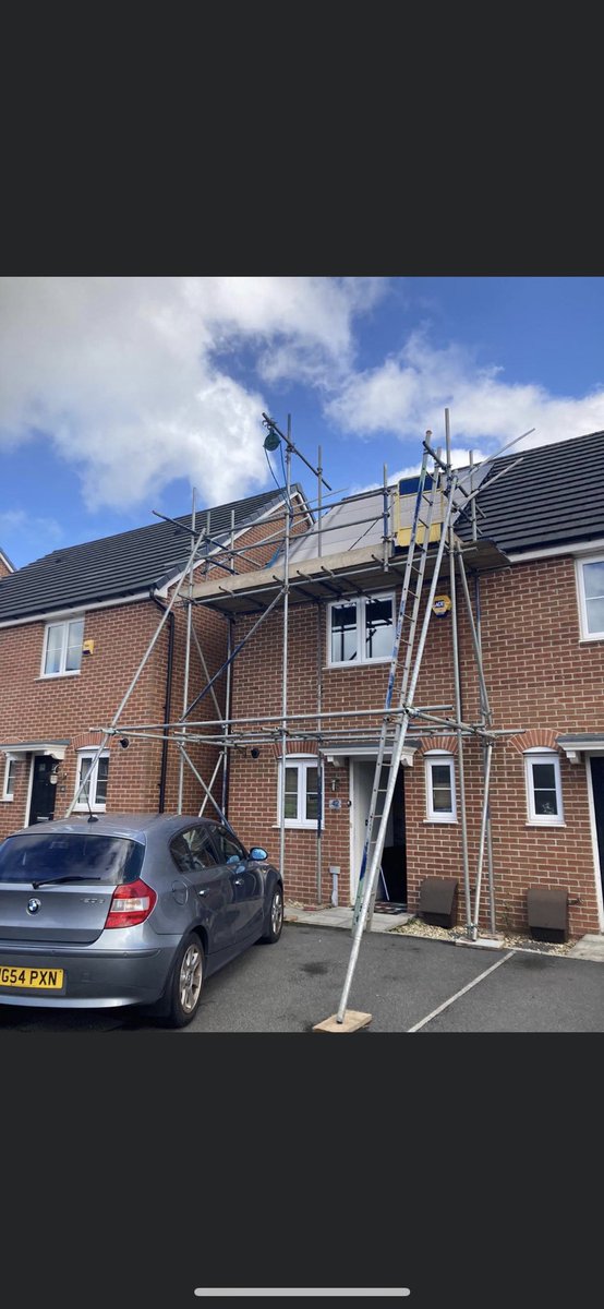 Scaffolding for installation of Solar Panels! 

We cover all aspects of scaffolding works.
Have any scaffolding requirements?

Please give us a call for a free no obligation quote.