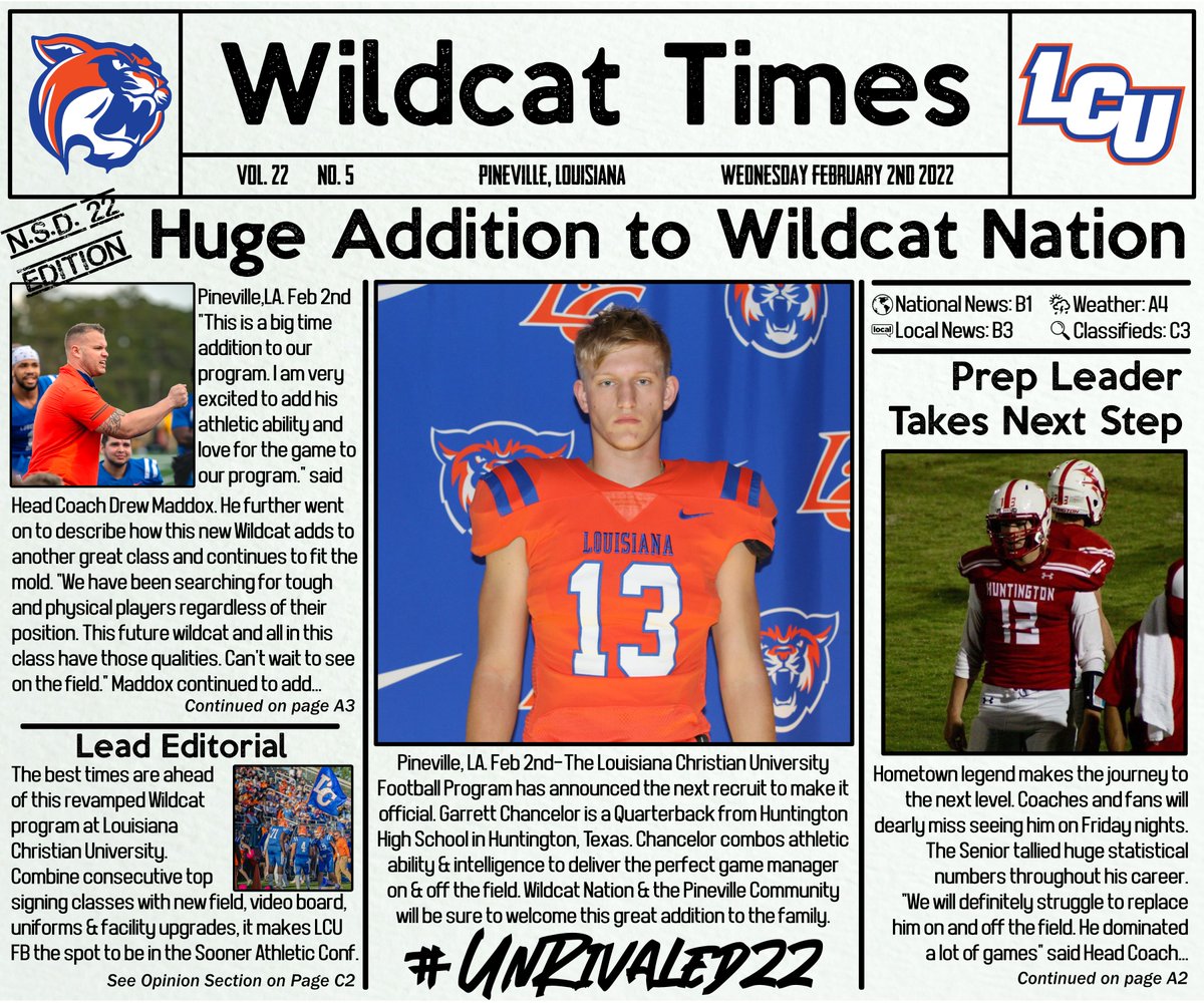 LCU Football tweet media