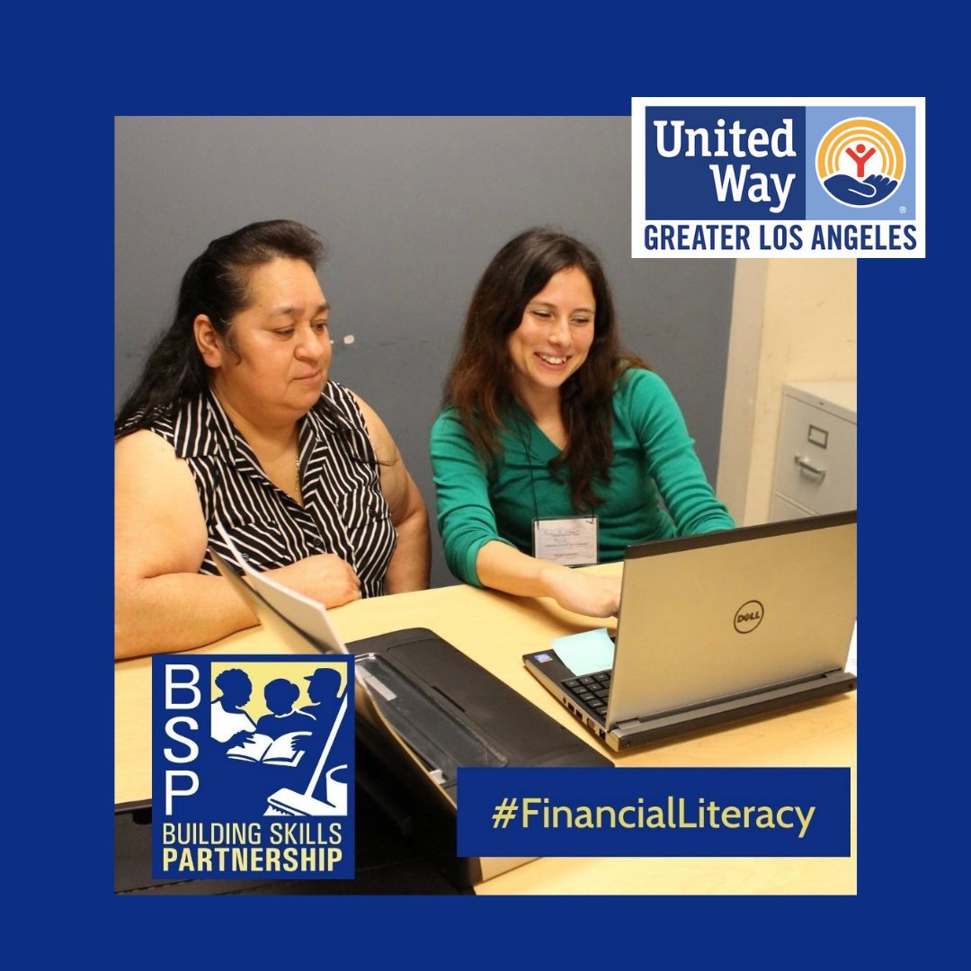 Through the generosity of @familystability through <a href="/LAUnitedWay/">United Way of L.A.</a>, BSP’s Financial Capabilities programs are made possible. BSP is grateful to these incredible orgs for their support, impacting the lives of workers in low-wage industries bit.ly/3L15dU9 #financialliteracy