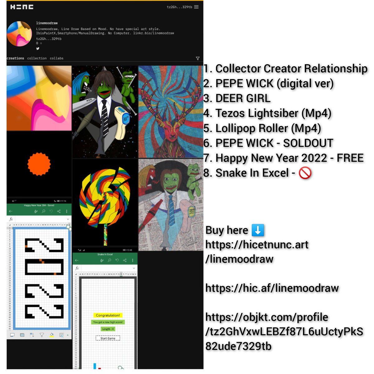 Linemoodraw # Tezos | XCUR tweet media