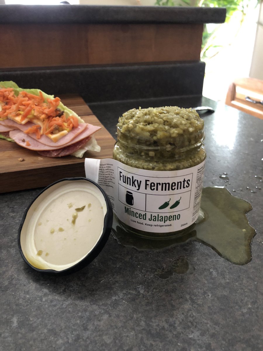 They don’t lie when they say contents alive #funkyferments