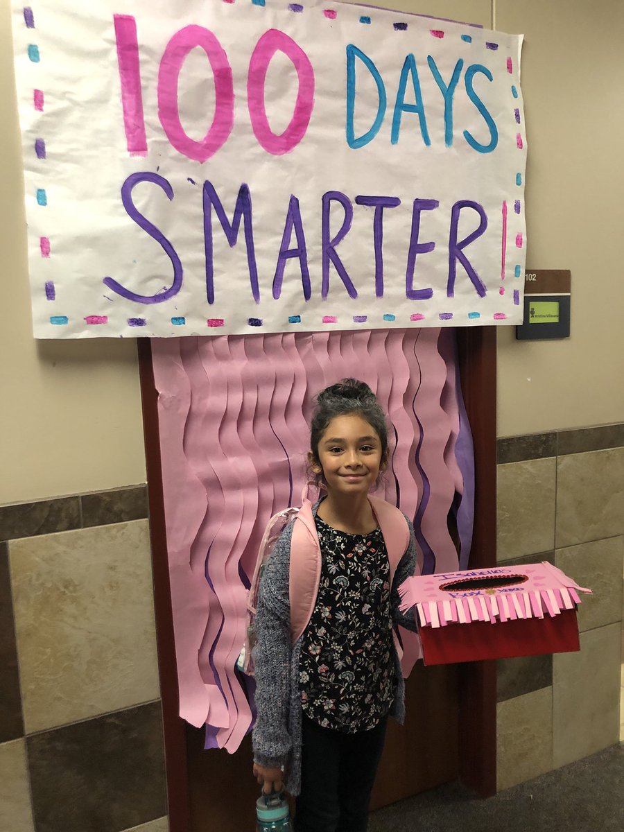MrsAFroom's tweet photo. Froom’s Room is 100 days brighter! 💯 😎 @HumbleISD_ASE #100thDayofSchool https://t.co/YaUQ0JBesw