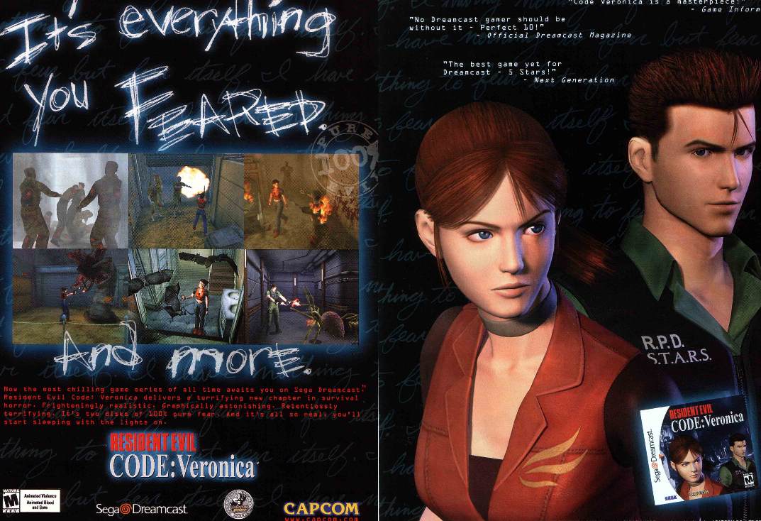 Resident Evil: Code Veronica released on 3rd February 2000, twenty two year...