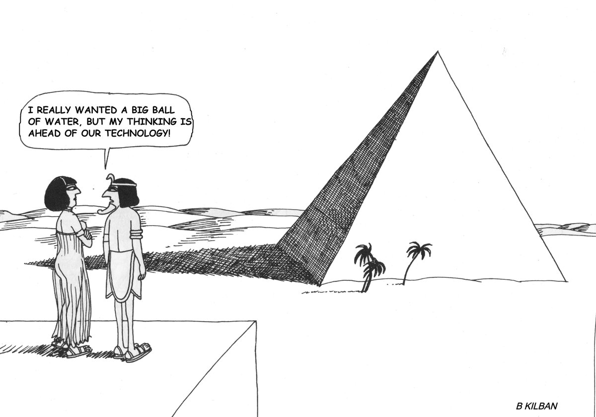 GeoffStructural's tweet photo. Aliens v Coloured People 

#BlackHistoryMonth #Archaeology #Egyptian  #Aliens #cartoons #culture #Kliban #ConspiracyTheories 
[The Biggest Tongue in Tunisia and Other Drawings
Kliban, B. 1986 ISBN 10: 0140072209 ISBN 13: 9780140072204] https://t.co/qw4kge3WqV
