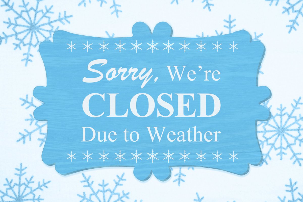 YourCommunityH1's tweet photo. Clinic Closure - Our Rolla and St. Robert clinics will be closed Thursday, February 3rd due to the inclement weather. Patients who are scheduled appointments for tomorrow will be contacted to re-schedule. We anticipate re-opening Friday, February 4th for normal business hours. https://t.co/Hss15BtzTc