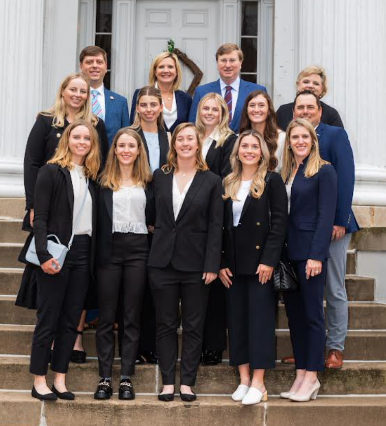 Honored to have met the 2021 National Champion Ole Miss Rebels Women's Golf Team! These ladies have made Oxford proud!  And, by declaration of the Governor <a href="/tatereeves/">Governor Tate Reeves</a>, February 2, 2022 is officially National Champion Ole Miss Women's Golf Day #HottyToddy <a href="/OleMissWGolf/">Ole Miss Women’s Golf</a>