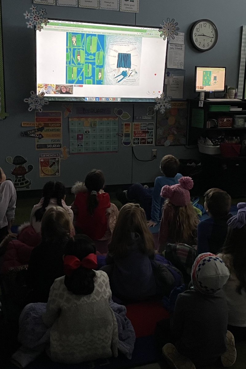 Celebrating #WorldReadAloudDay with #CarmenAgraDeedy ⁦<a href="/storyvoicelive/">Storyvoice</a>⁩ ⁦<a href="/JresRockets/">JRES</a>⁩