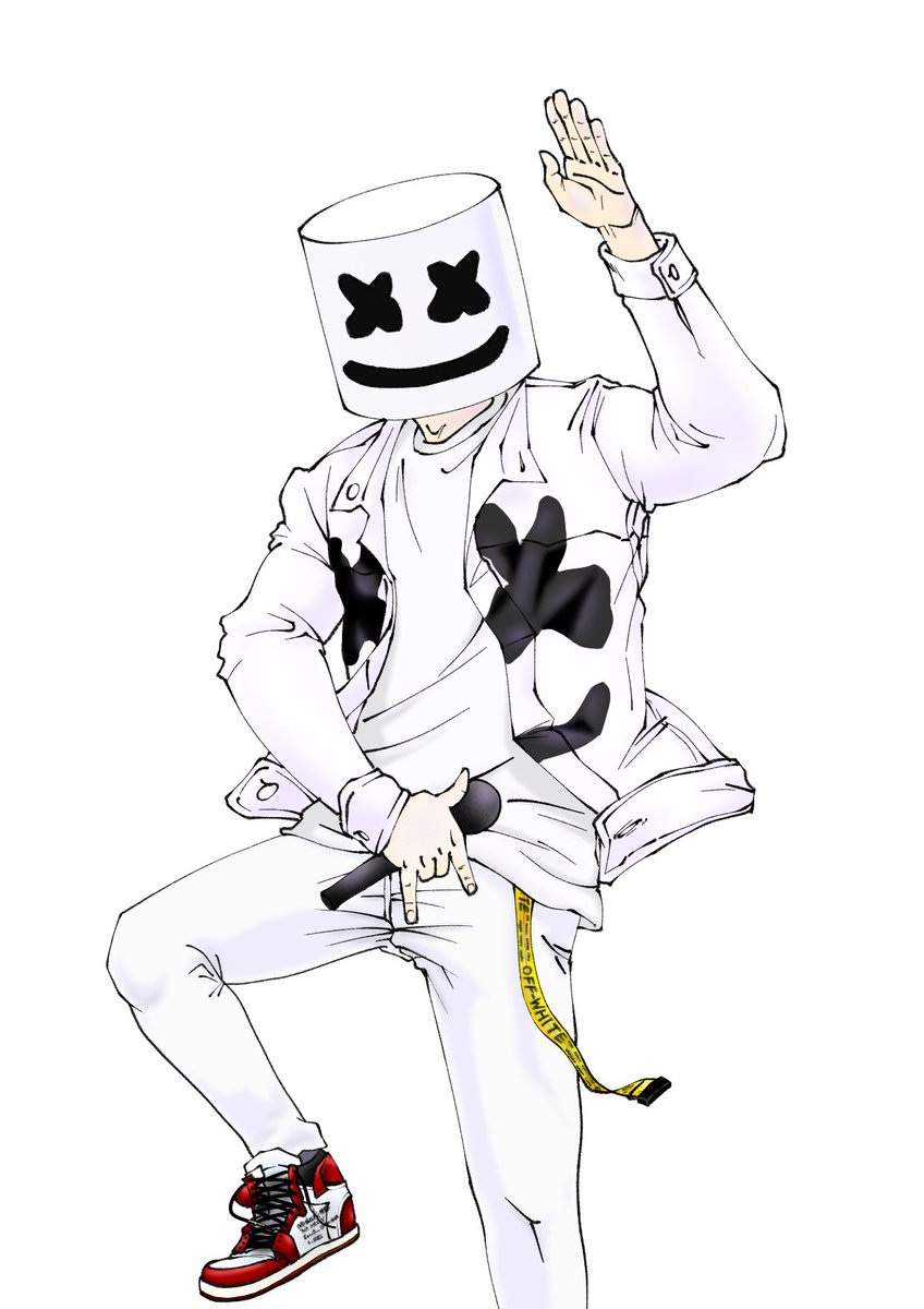 2つ マシュメロ edm marshmello コスプレ ハロウィン マスク