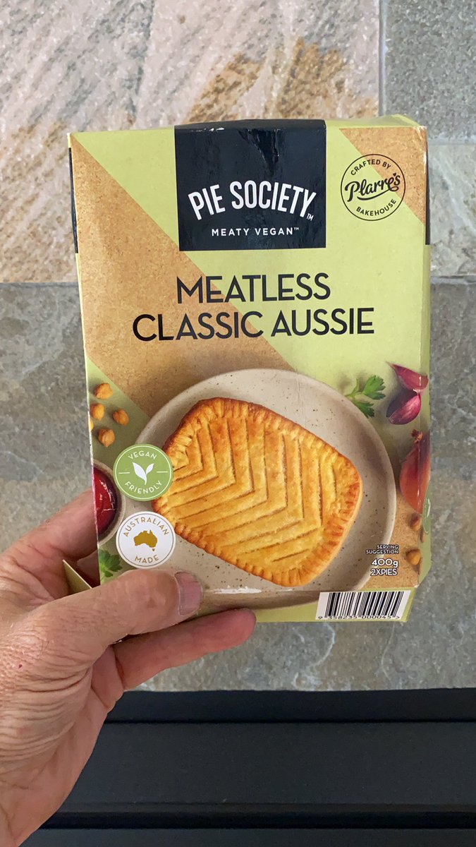 The best so far great tasting pie. #meatless #vegan #veganfriendly #tasty #aussiemade #australianmade #loveit
