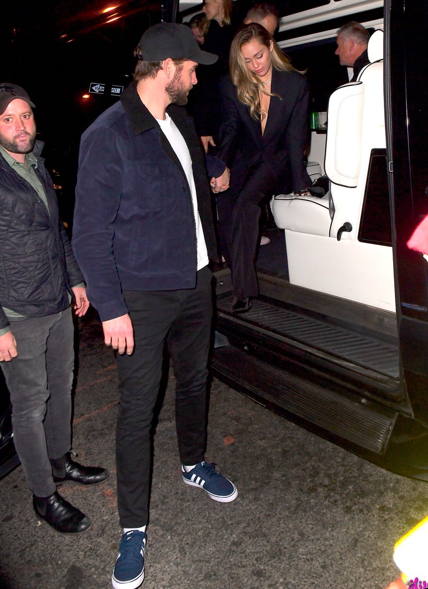 Miley Cyrus and Liam Hemsworth (2018)