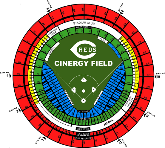 riverfrontcincy's tweet photo. If you tried to get into the blue seats of this bad boy without a ticket, an 80-year-old usher would slap you silly and send you back up to the red seats. Every single time. https://t.co/BkMO5wO1k5