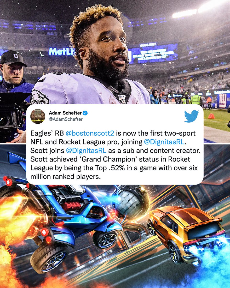 SportsCenter's tweet photo. Top .52% 🤯

@BostonScott2 is a professional in two leagues ‼️ https://t.co/XfHfI2LGJZ
