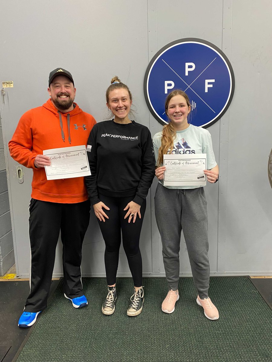 PeakPFF's tweet photo. At Peak, we love to celebrate all of the wins with our Clients! Ava and dad Chris just went through OnRamp together and are now ready for classes! #fitness #healthandwellness #fatherdaughterjourney #fitnessjourney https://t.co/yQucjJeqnt