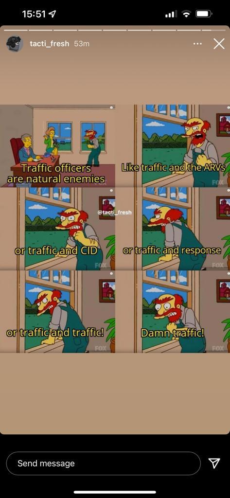 Just some RPU banter that is too good not to share! Nobody enjoys seeing a traffic car behind them! 🤣 #roadspolicing #police