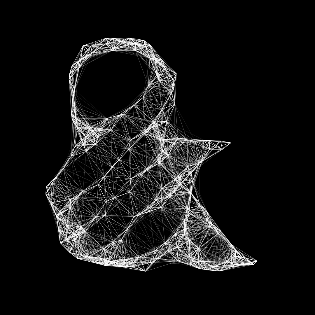 StevenAchord's tweet photo. I'm calling this #GhostType
#generativeart #NFTart #typography #generativetypography #codeart #colorfont https://t.co/ZmaNEWf7k5