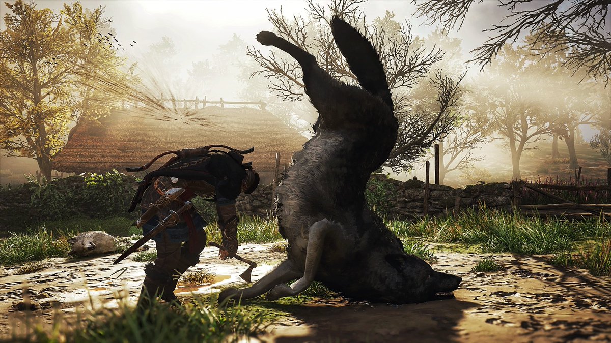 SkyakinGamer's tweet photo. The Corpse Feeders
#WolfkissedWednesday
#vgpunite #eivor #acvalhalla #gameviolence #ps4share #monsterwolf https://t.co/QFeXXUApEv
