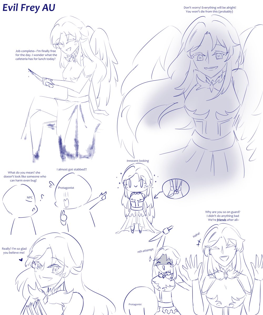 AU sketches of Frey from last night ^^
#Etoile4219