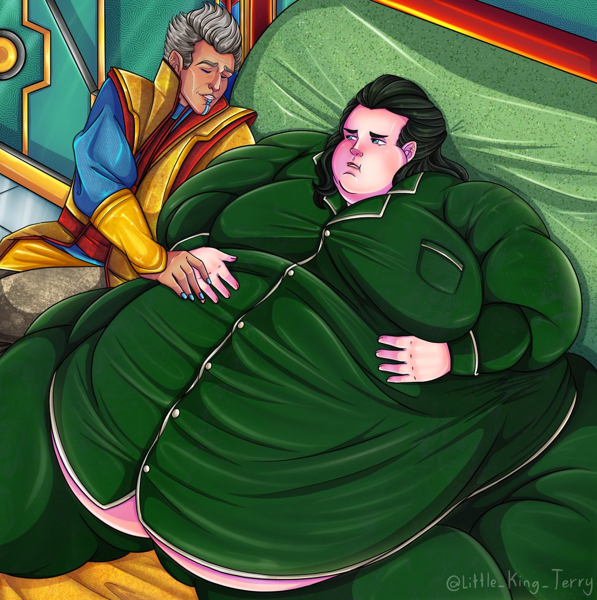 LittleKingTerry's tweet photo. I am very happy to be able to share with you this commission from Loki and Grand Master since I have been following this ship for a long time, so it was an honor to finally be able to draw some of them for dua186 deviantart #chubbyart #frostmaster #chubbyloki

Open commissions DM https://t.co/WfrokPo2Jh