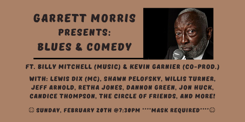 New Blues & Comedy Show Feb 20th @CatJazzClub - bit.ly/3K8Ud6m