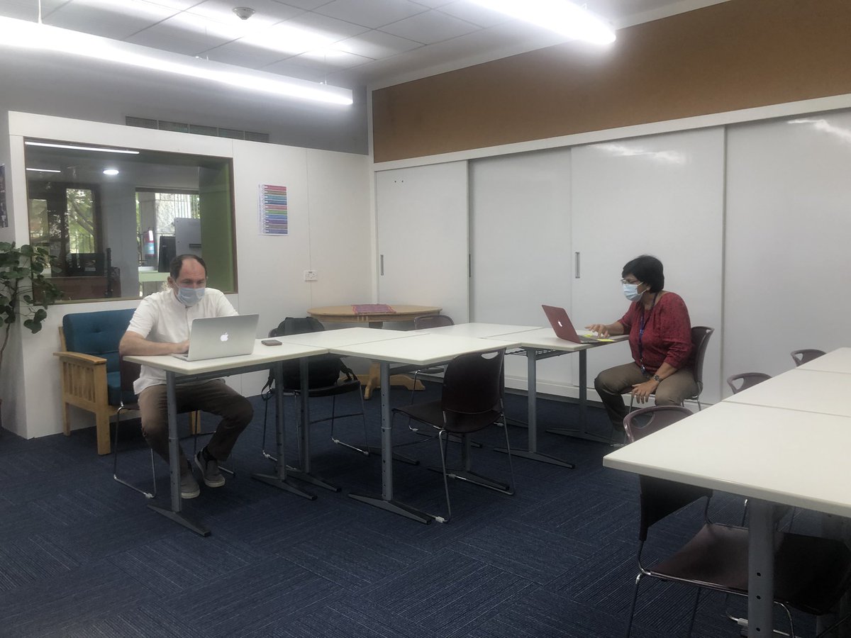 AISCTechnology's tweet image. Teachers attending Tech Thursday learning about Kahoot and it’s features. #AISCTech #AISCLearner