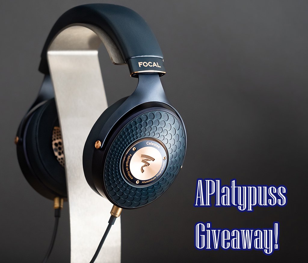This months giveaway is starting right now! 

Listen to Aplatypuss's saliva with a brand new pair of $1000 headphones! 

Retweet this tweet and add a whopping 20 entries! 

gleam.io/oGf6Q/focal-he…