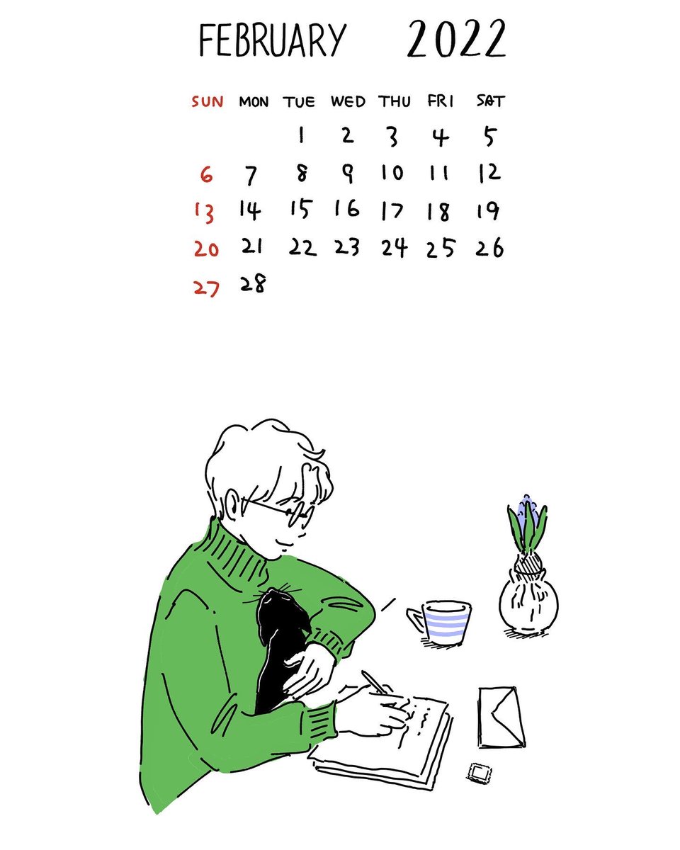 私もヒヤシンスとか球根育ててみたいなあ。

#カレンダー
#2022年2月
#sayako_illustration 