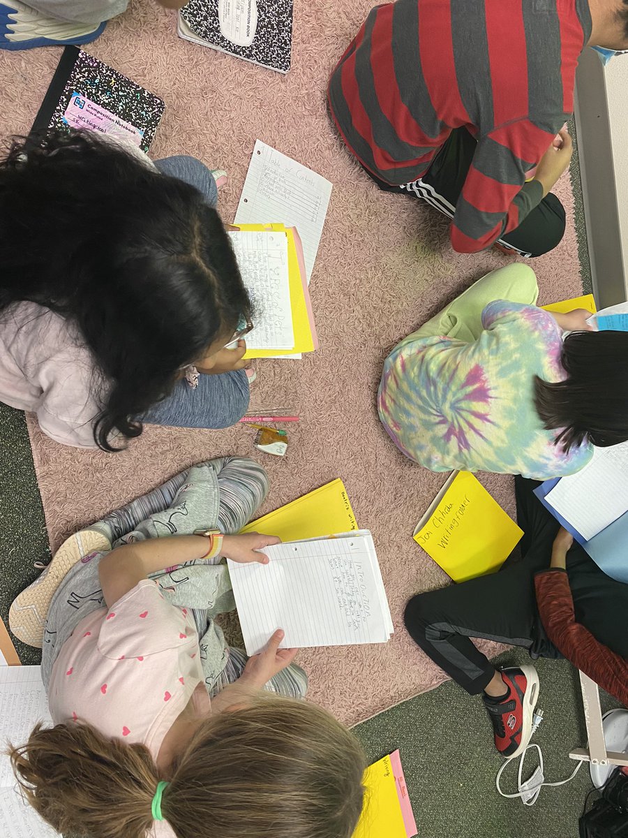 I love seeing these kids share their writing with partners! They ask such good questions and give the best tips to each other! Today they came up with questions for each other to answer in their informational writing books☺️ <a href="/McSpedden4/">4th Grade</a> <a href="/McSpeddenES/">McSpeddenES</a>