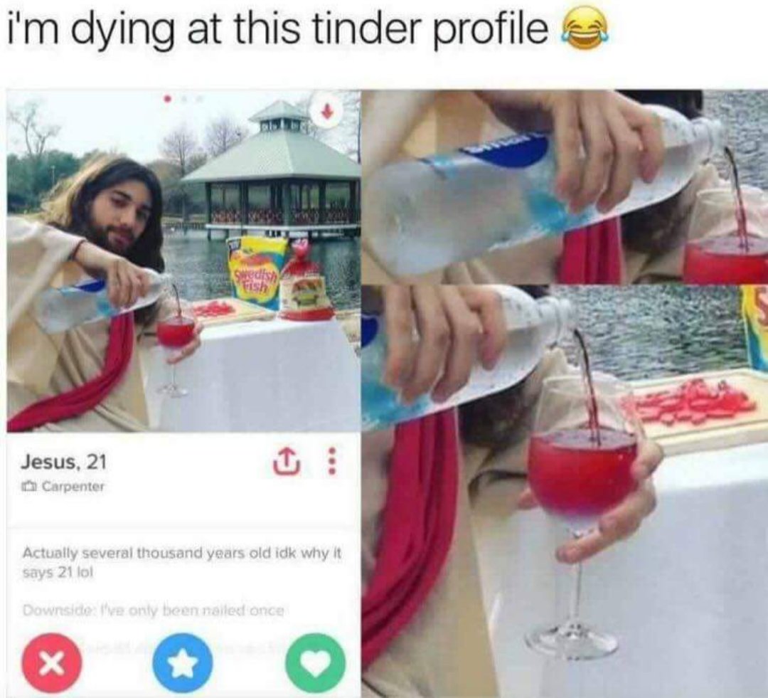 BadPisiicom's tweet photo. Best tinder profile 😂😂 #tinder #ifollowback https://t.co/88NLSGQyv2