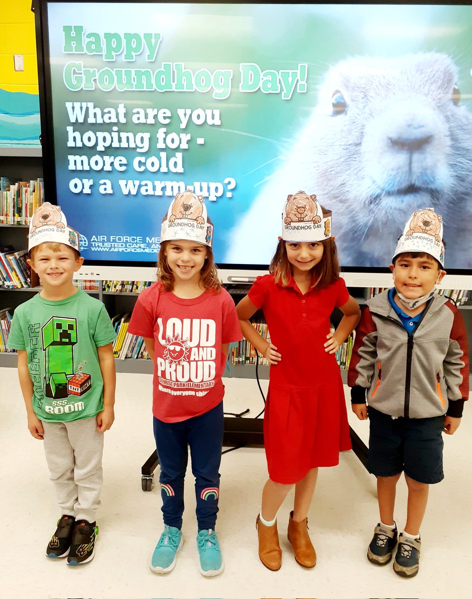 Angela Brent-Harris (@angelabrenthar1) on Twitter photo #HappyGroundhogDay from Mrs. Riley's adorable kindergartners in Media/#SEL today!❤❤❤❤ <a href="/ShineonSPES/">Sunrise Park Elementary School</a> <a href="/AnnaLillieYoung/">Anna Lillie-Young</a> @selpbc @pbs_practices #GroundhogDay #GroundHogDay2022 #HappyGroundhogDay from Mrs. Riley's adorable kindergartners in Media/#SEL today!❤❤❤❤ <a href="/ShineonSPES/">Sunrise Park Elementary School</a> <a href="/AnnaLillieYoung/">Anna Lillie-Young</a> @selpbc @pbs_practices #GroundhogDay #GroundHogDay2022