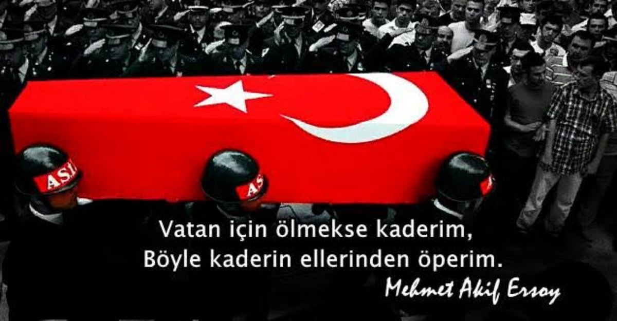 Ölüp de ölmeyene, ölüm cana minnettir. Ey hak için can veren, ölümün ne nimettir.
MEKANIN CENNET OLSUN ŞEHİDİM