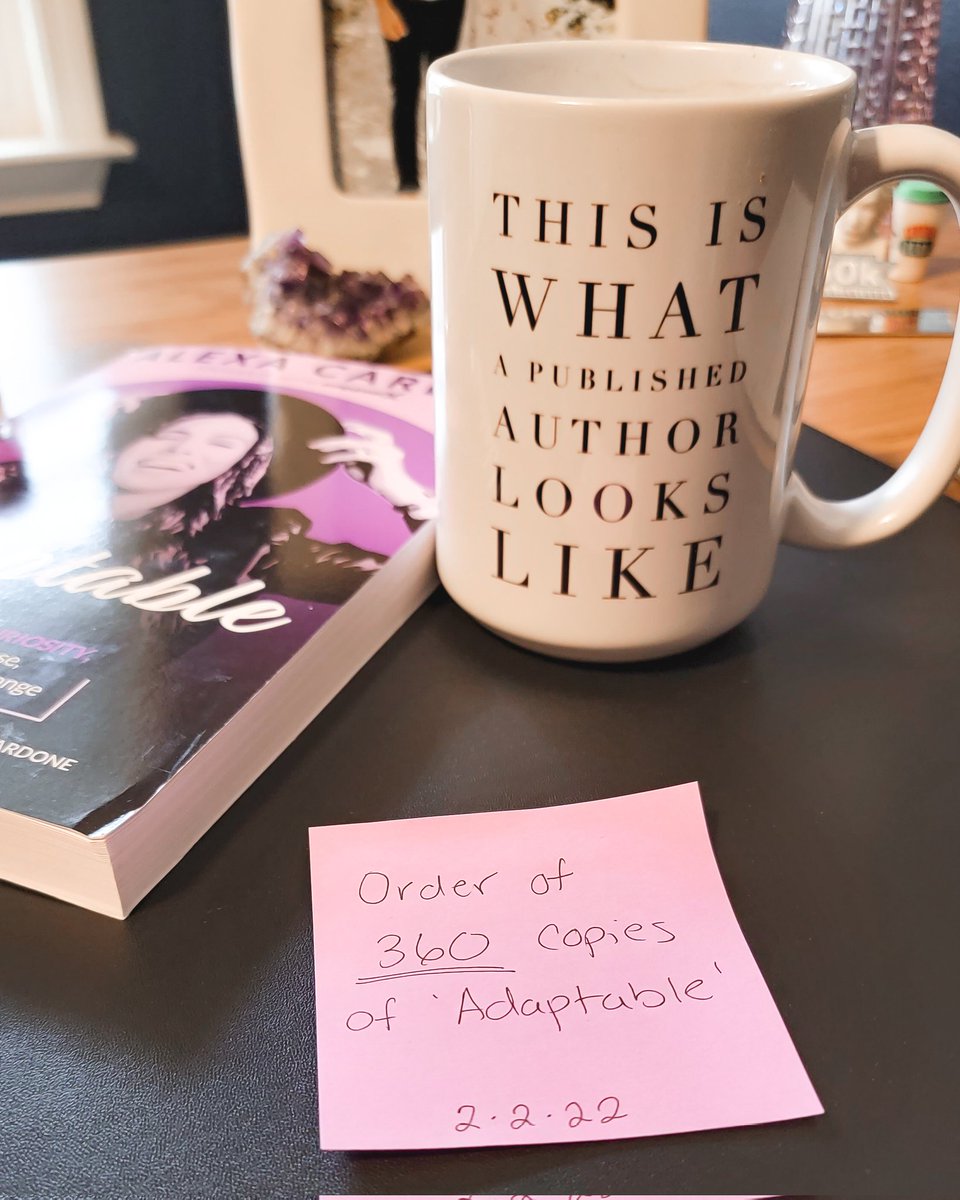 Just got a call &amp; found out 'Adaptable' was selected as the book for this year's <a href="/PS27Ventures/">PS27 Ventures</a> Female Founders Forum! 360 copies will be ordered and given to their attendees! 🎉

#author