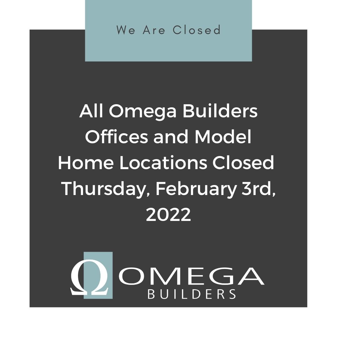 OmegaBuildersTX's tweet image. Due to predicted weather conditions and for the safety of Omega and the community, we will be closing all Omega offices tomorrow, Thursday February 3rd. ❄️🌧️