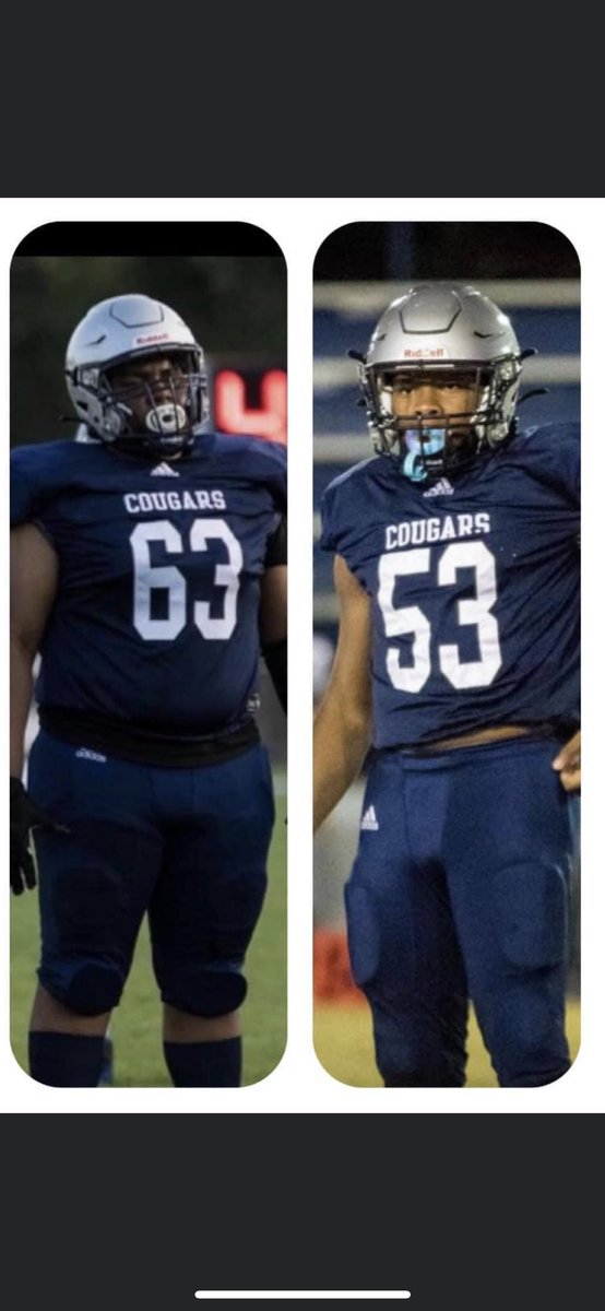 Congrats to these two UNSIGNED athletes as they were selected to represent the Arkansas  All star team in the FCA showdown vs the Texas All stars. Go Cougars!! <a href="/Lcscougar_FB/">LC Football</a>