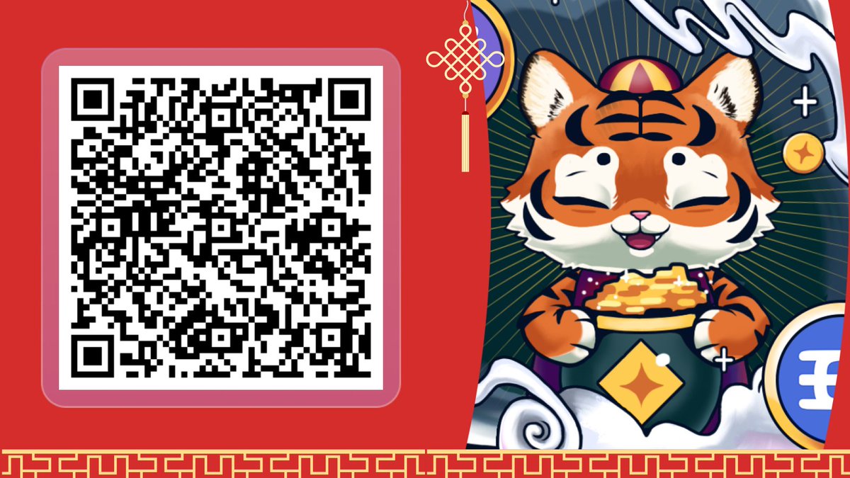 enjin's tweet photo. In the #YearOfTheTiger, adventure into the world of NFTs.

Scan the QR below or click to claim, and stay tuned for a 3rd drop later this week! https://t.co/8VcxHtcHcW

#LunarNewYear https://t.co/O3HRY2MPjl