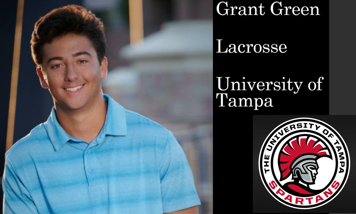 Congrats to Grant Green! He has signed to play lacrosse at The University of Tampa as a Spartan! #NationalSigningDay #WeAreCT <a href="/CTHSConnect/">Cherokee Trail H.S.</a>  <a href="/CCSDATHACT1/">Cherry Creek Schools Athletics & Activities</a>  <a href="/aurorasports/">Sentinel Prep Sports</a> <a href="/CT_MLax/">CT_MLax</a>