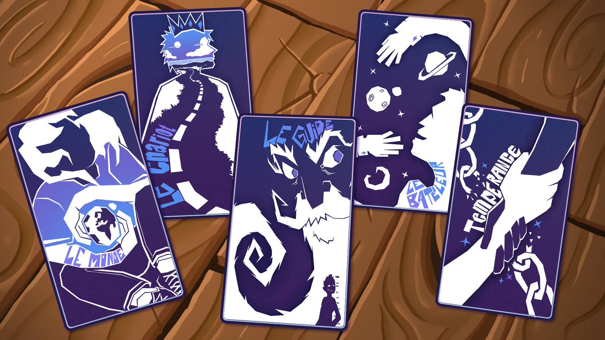 Résultat du live de ce soir !
C'était incroyable, c'est totalement parti en vrille, on s'est raconté des contes avec Gabriella et <a href="/KrysaliaH/">ᕳ Krysalia ᕲ ✂️💾🔴</a> et Camille et tout le chat au coin du feu en inventant des cartes de tarot.
Désormais, mercredi soir, ce sera contes, tarot, twitch en 🎶🎵